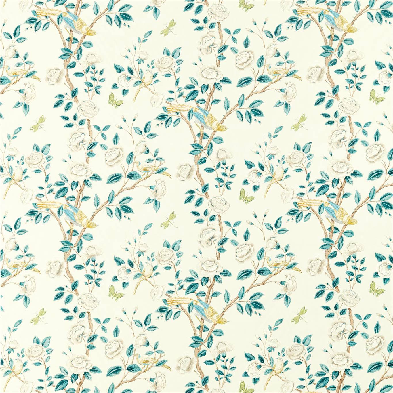Andhara Teal/Cream
