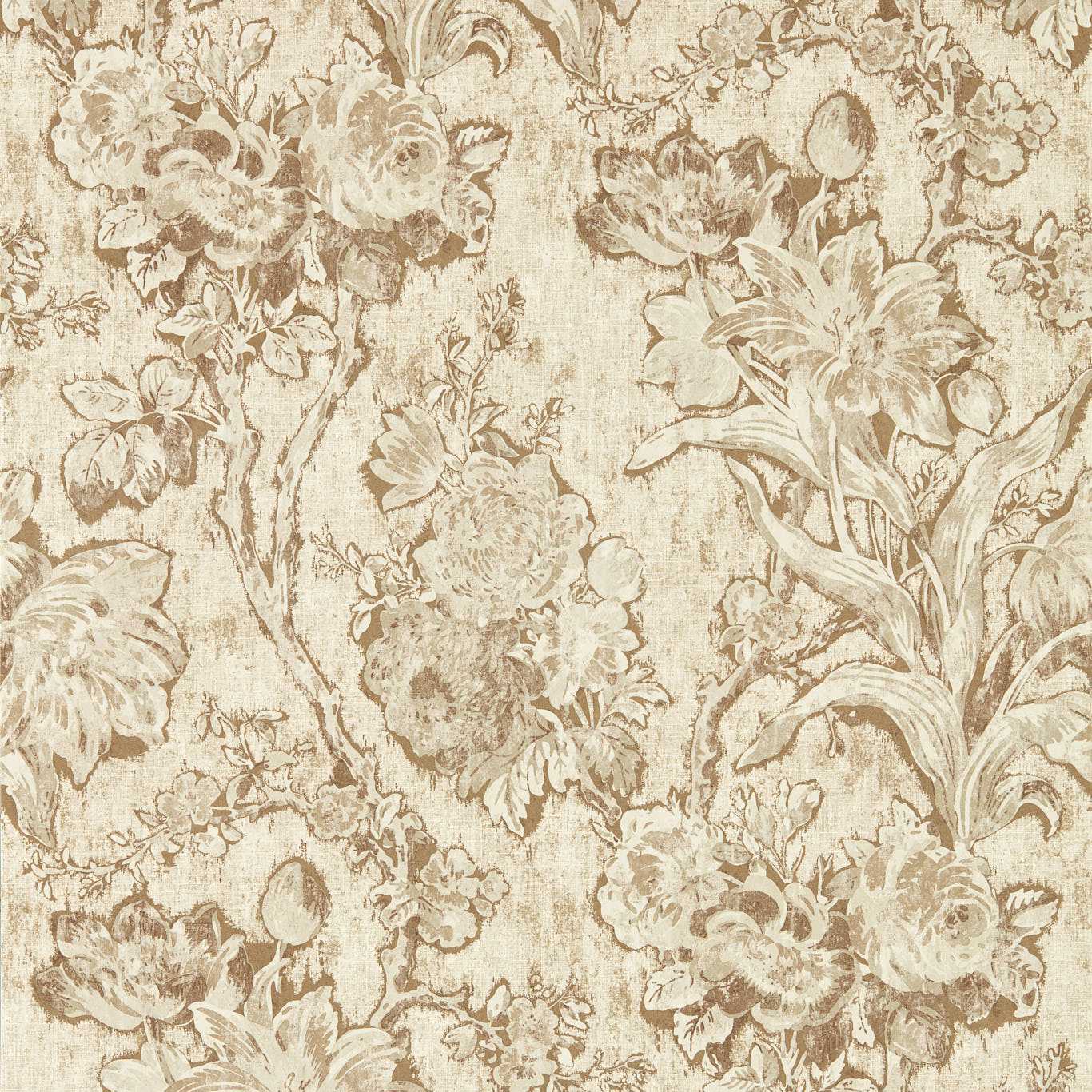 Fringed Tulip Toile Jute