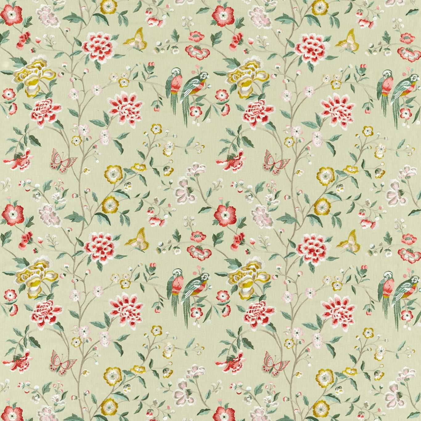 Chinoiserie Hall Bamboo & Rose