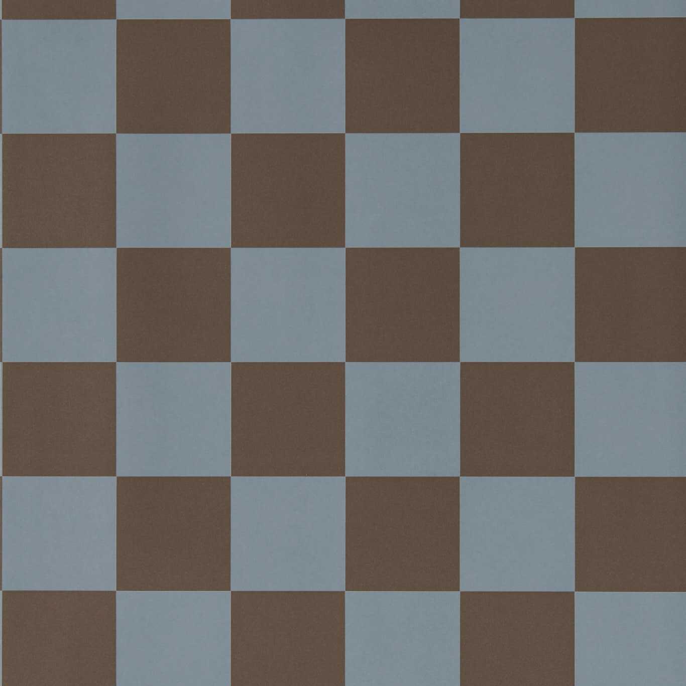 Blenets Check Atlantic/Chocolate