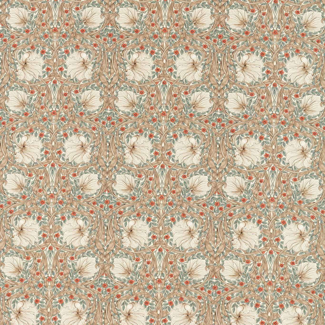 Pimpernel Linen/Coral