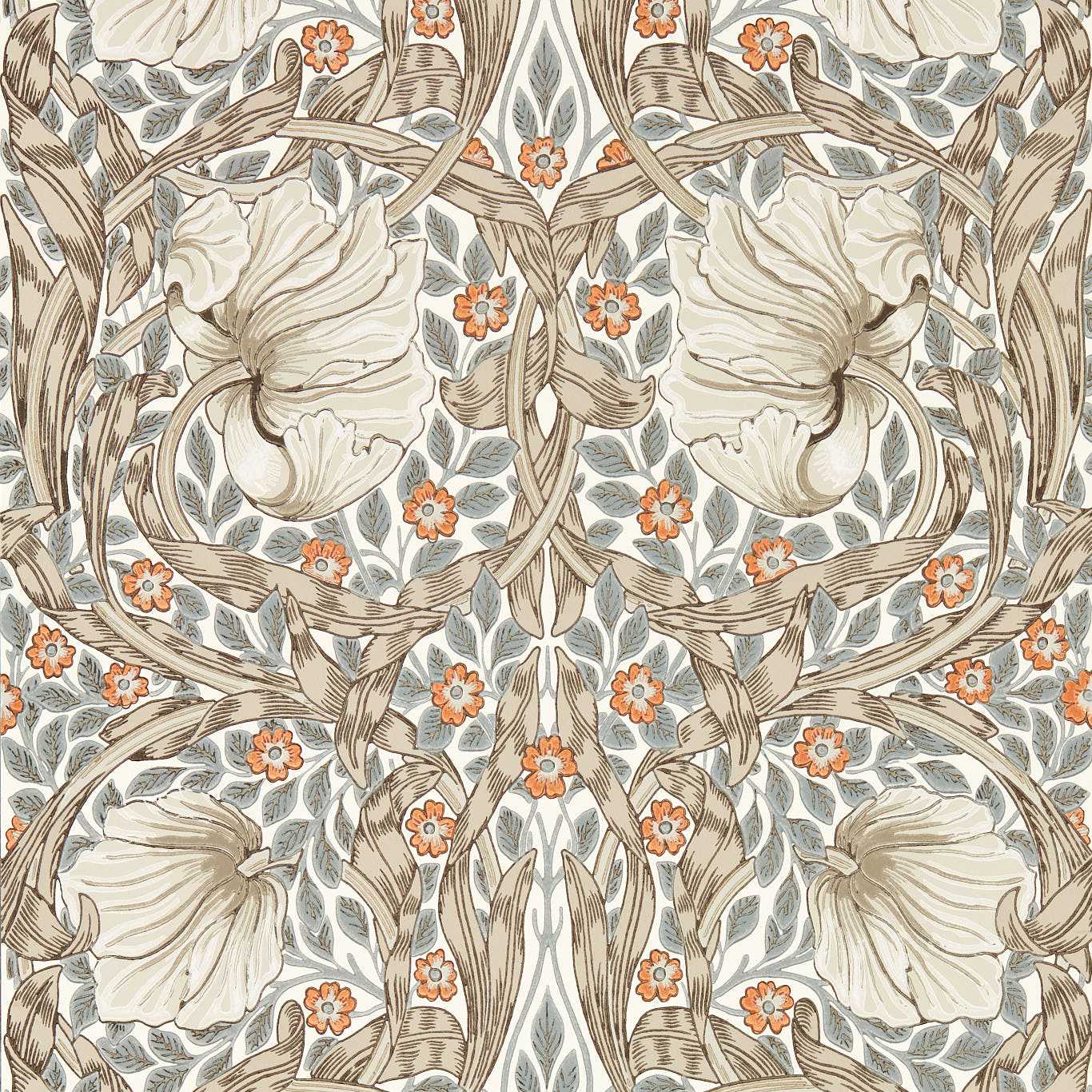 Pimpernel Linen/Coral