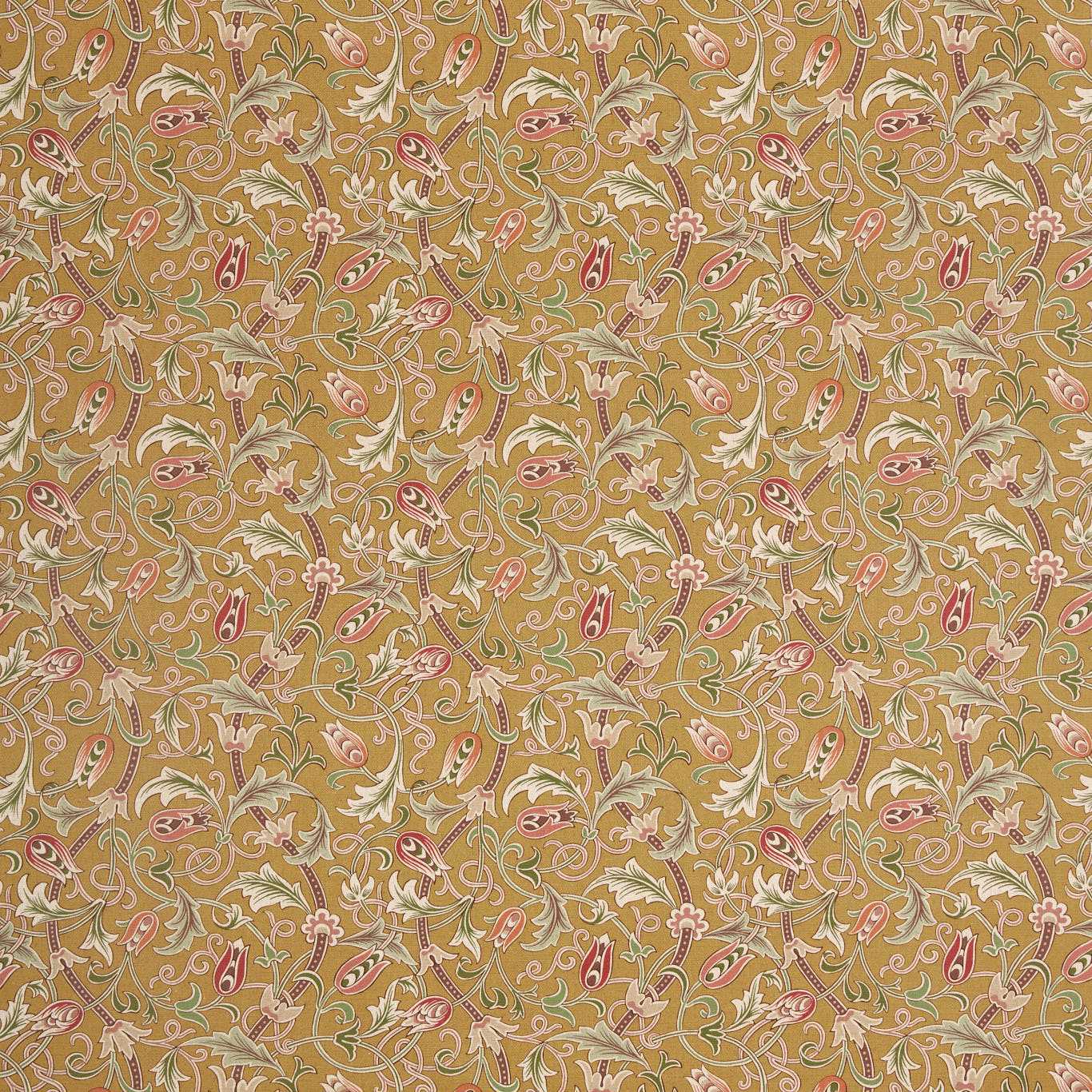 Scrolling Tulip Gold