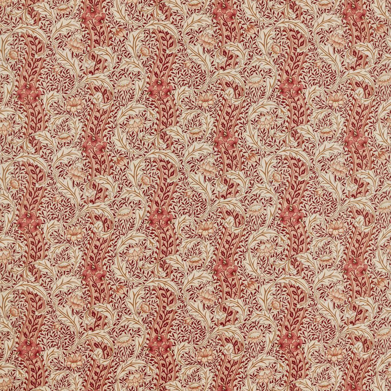 Wild Tulip & Vine Linen/Plum