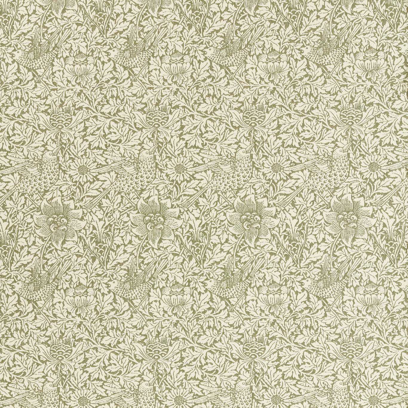 Bird & Anemone Weave Sage