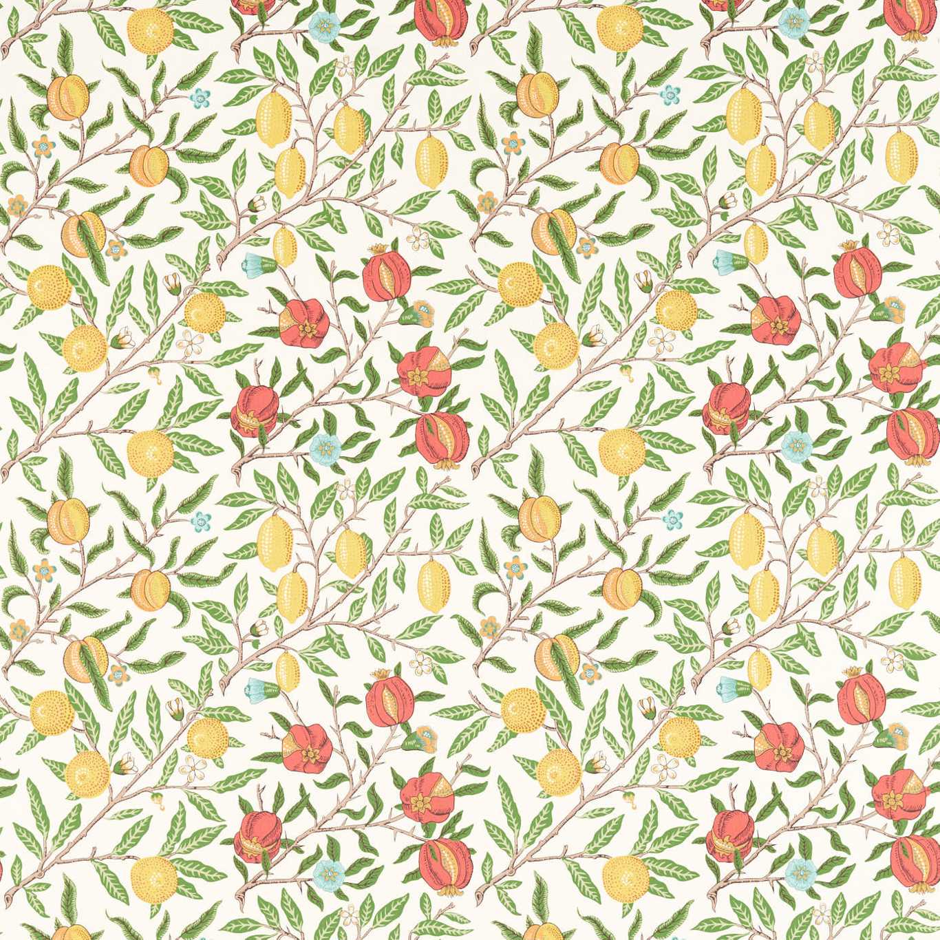 Fruit Leaf Green/Madder