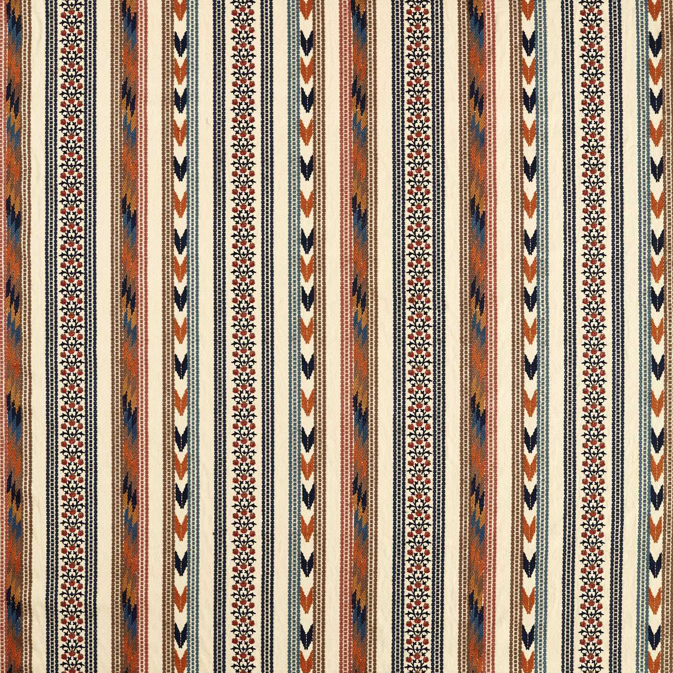 Bloomsbury Stripe Russet/Indigo
