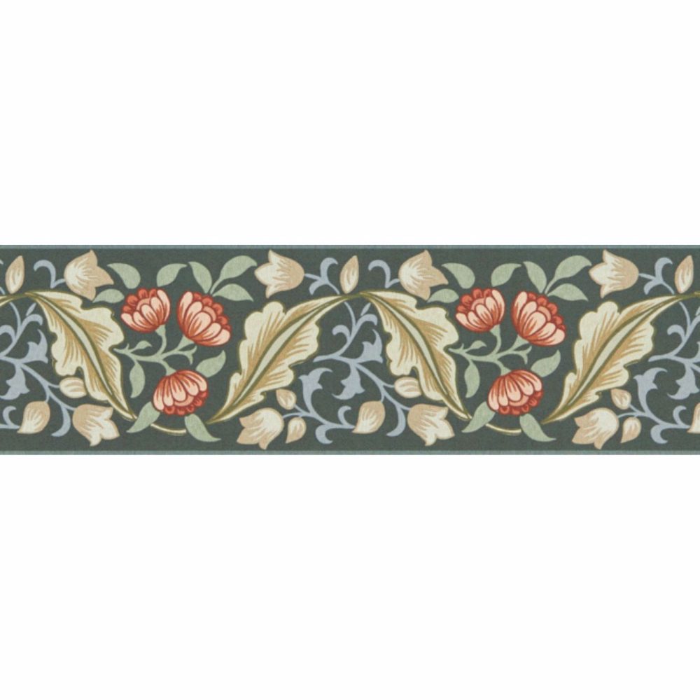 Bluebell & Peony Border Bayleaf/Manilla – Icon Design